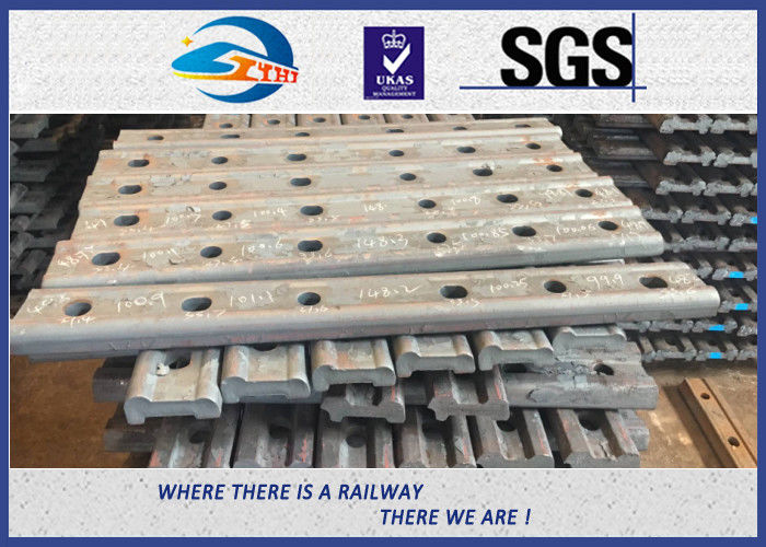TUV Oxide Black Forging 4 Holes 50# Joint Bar Fishplates In Railway Tracks